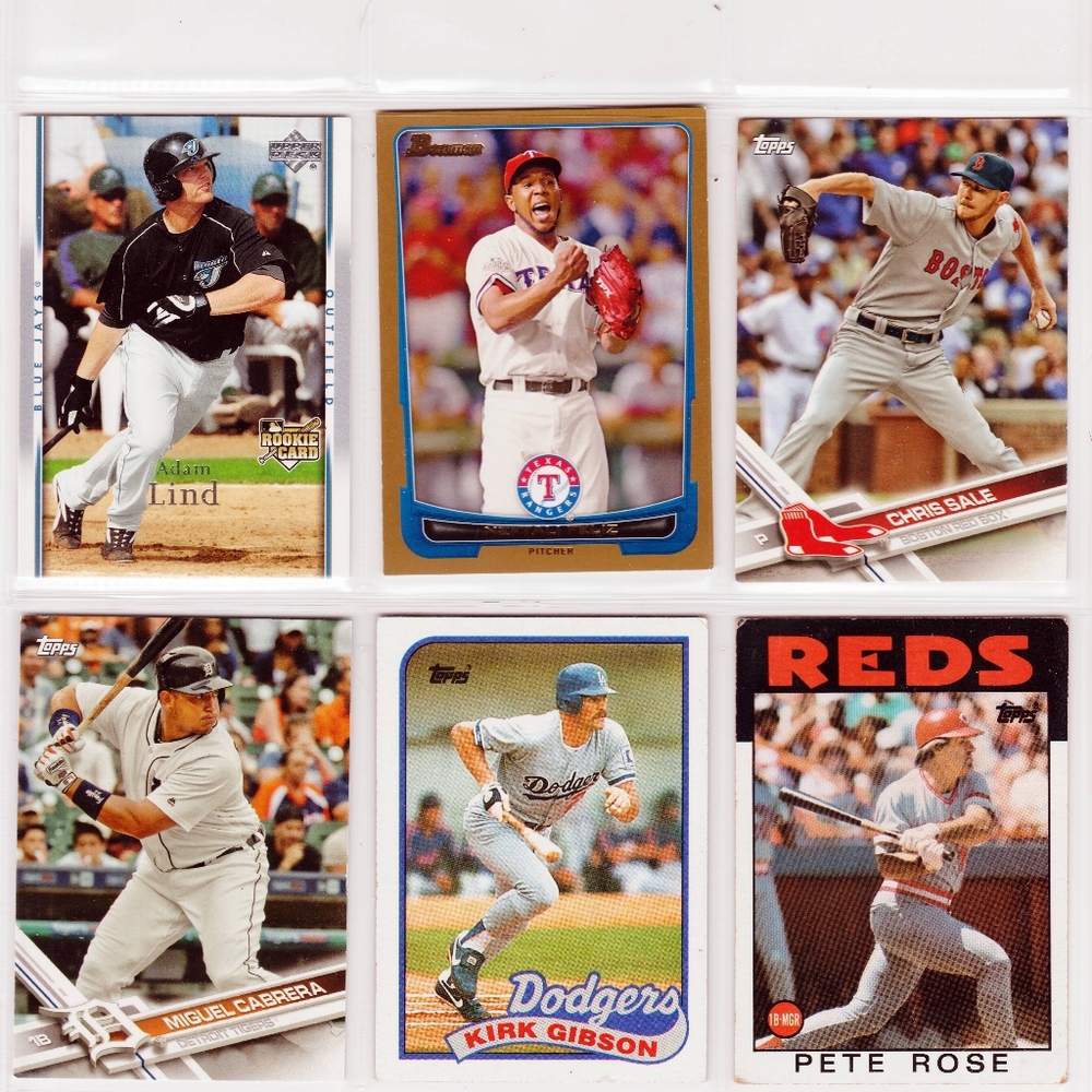 Old Baseball Cards Unsorted Lot Of 100